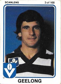 1981 Scanlens VFL #3 Gary Malarkey Front